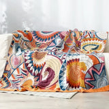 Bohemian Nordic Cotton Flannel Blanket – Ultra Soft, Stylish & Durable