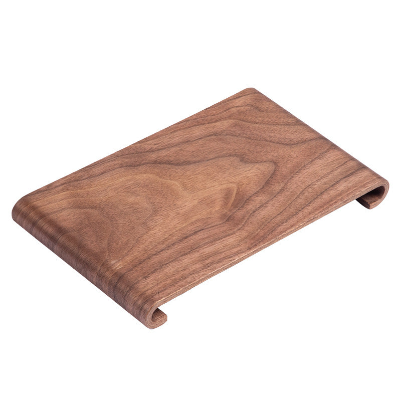 Retro - style Walnut Tea Tray, Wooden Soap - scented Candle Holder, Household Grocery Desktop Storage Box & Decorative Plate - Julia M LifeStyles