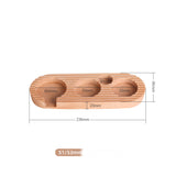 Coffee Press Base Wooden Storage Base