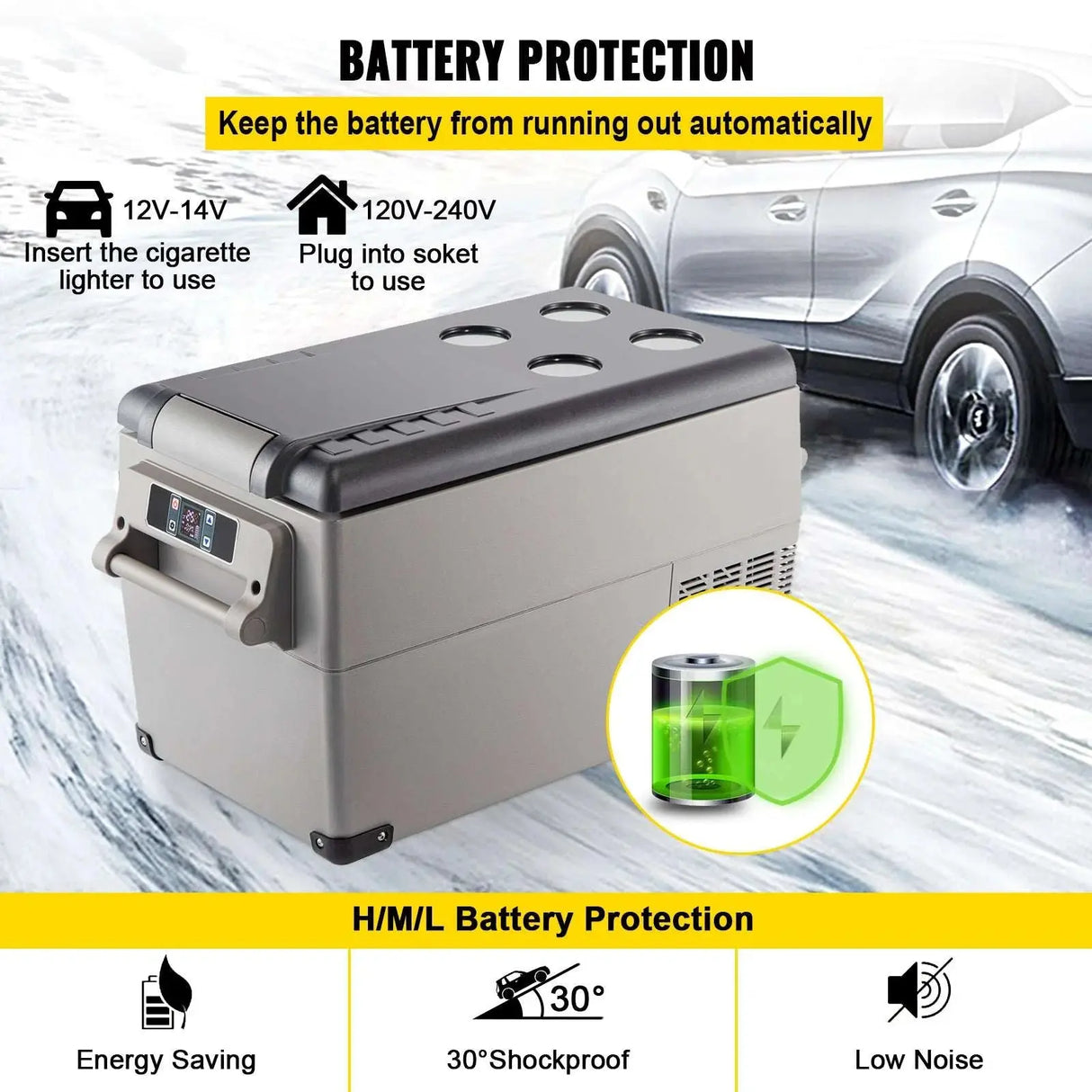 APP Control Portable Compressor Mini Fridge Freezer - Julia M LifeStyles