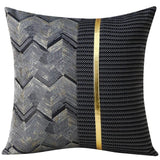 Accessible Luxury Wind Black Geometric Fox Fur Pillow Cover - Julia M LifeStyles