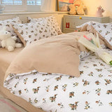Aesthetic Floral Bedding Set - Twin to Queen Duvet Cover with Pillowcases Julia M LifeStyles