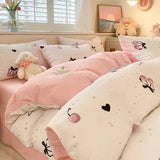 Aesthetic Floral Bedding Set - Twin to Queen Duvet Cover with Pillowcases Julia M LifeStyles