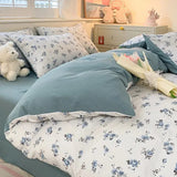 Aesthetic Floral Bedding Set - Twin to Queen Duvet Cover with Pillowcases Julia M LifeStyles
