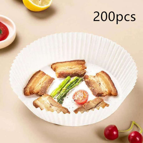 Air Fryer Liner Disposable Food Grade Silicone Paper 6.3Inch*4.5Inch Air Fryer Liner Disposable Food Grade Silicone Paper 6.3Inch*4.5Inch CJJT136934106FU Baking Mats & Liners 15