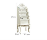 American Country Wooden Magazine and Book Storage Shelf - Julia M LifeStyles