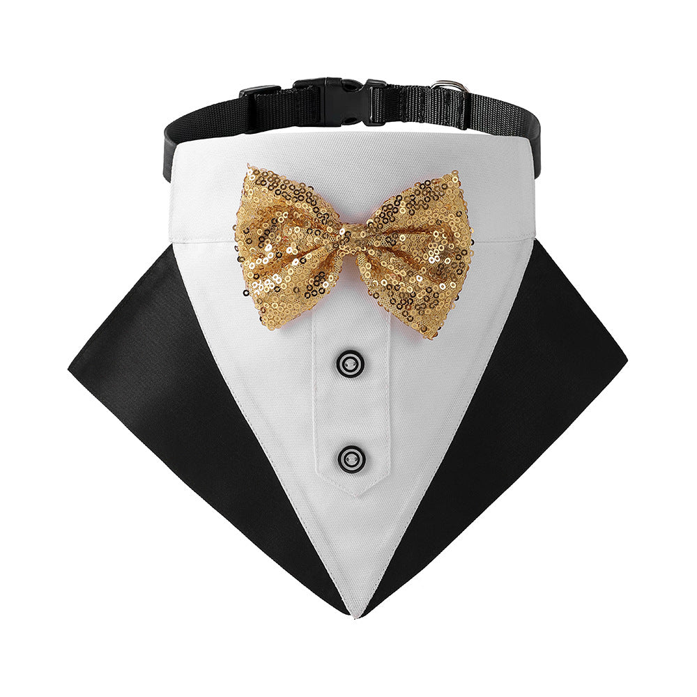 British Style Wedding/Holidays Dog Bibs & Triangle Scarves Julia M Home & Kitchen