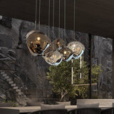 Restaurant Pendant Light Villa Loft Duplex Atrium Staircase Long Line Light Luxury Acrylic Living Room Pendant Light eprolo