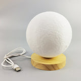 Rotating Moon Lamp Intelligent Voice Moon Lamp New Planet Lamp Bedroom Bedside Table Lamp Suspension