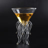 Octopus Cocktail Glass Transparent Jellyfish Glass Cup Juice Glass Goblet Conical Wine Champagne Glass