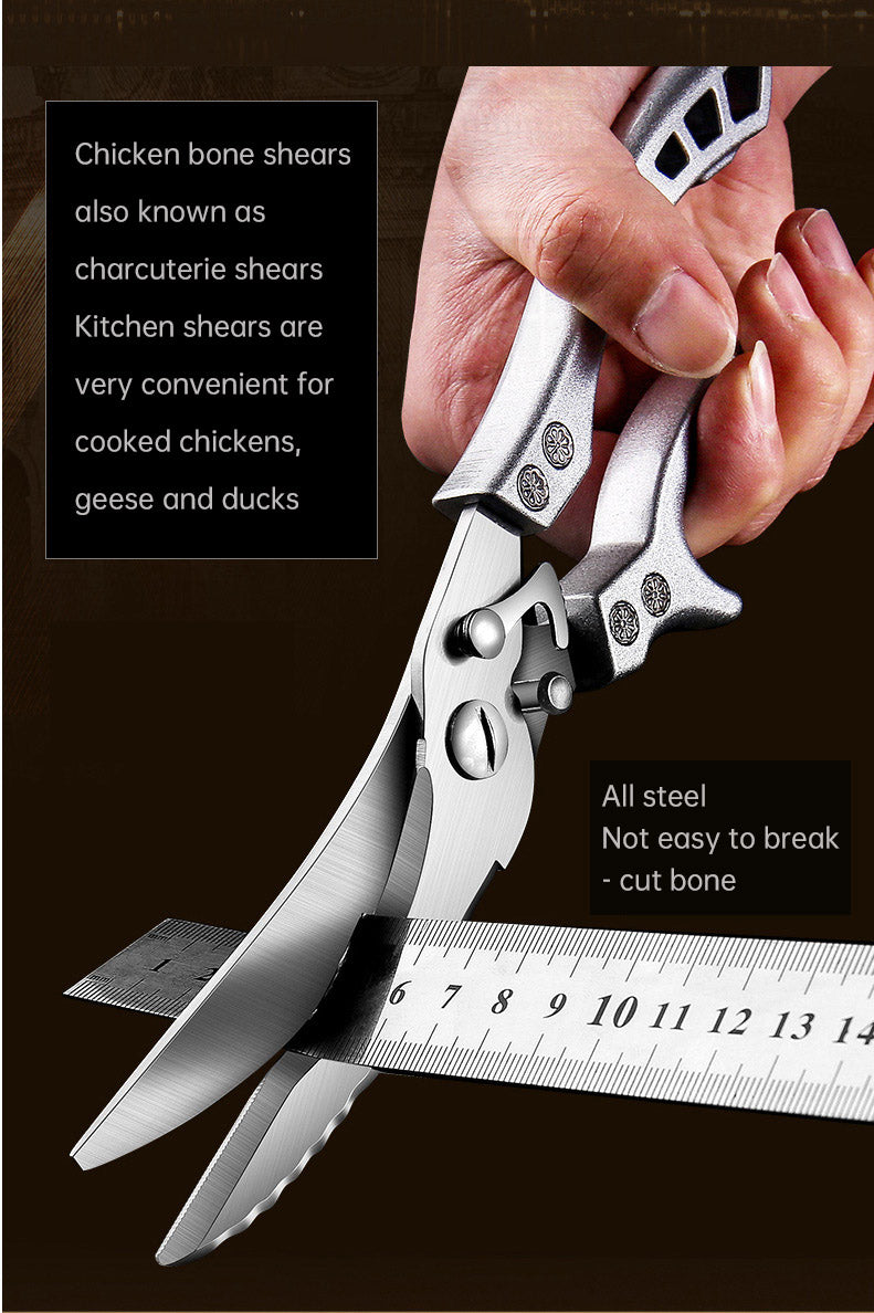 Chicken Bone Scissors Food Scissors Cooked Chicken Goose Duck Barbecue Scissors Home Kitchen Outdoor Scissors Barbecue Scissors - Julia M LifeStyles