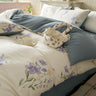 Jacquard Floral Cotton Gauze Bedding Set – Soft Layered Comfort