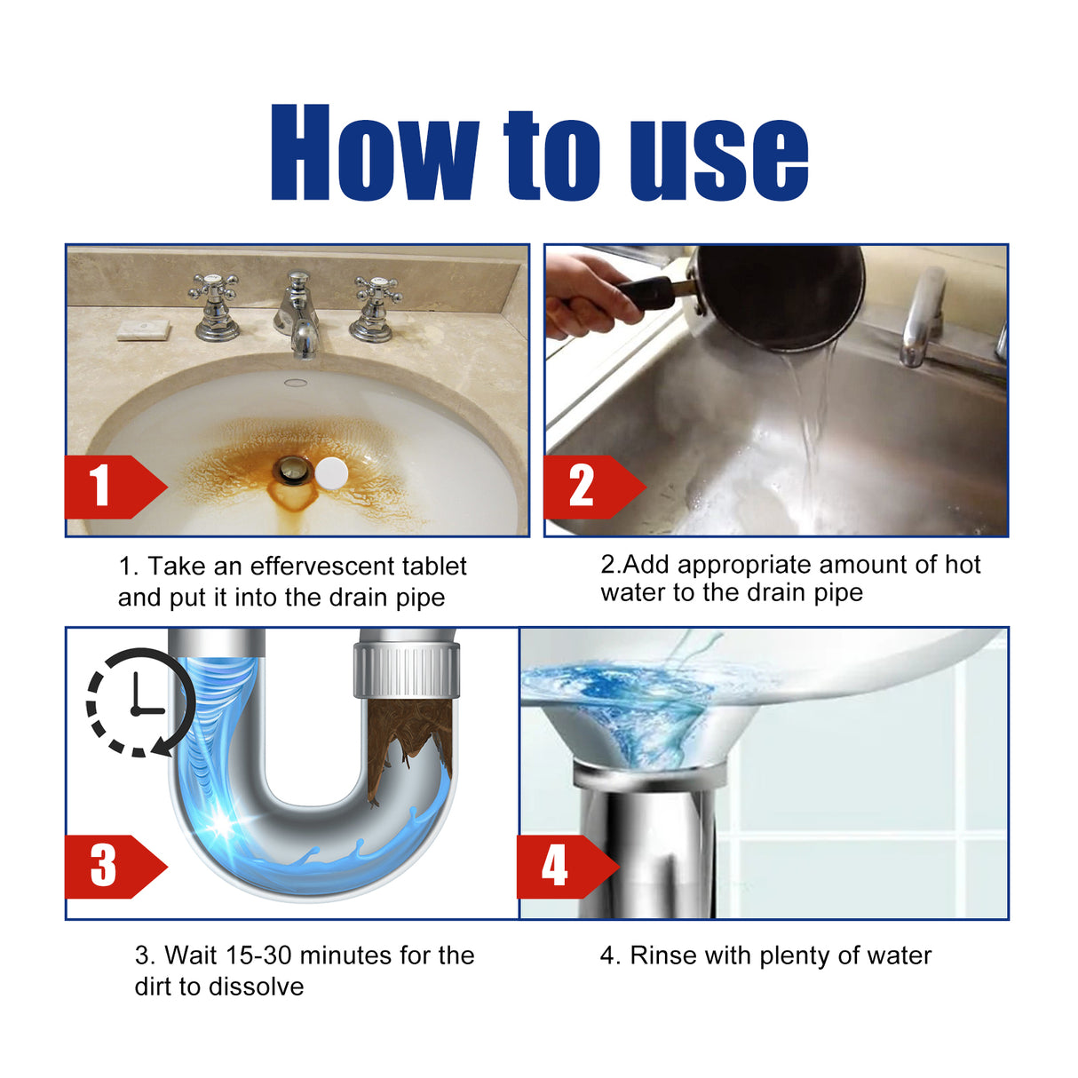 Jue-Fish Drain Cleaner, Toilet Kitchen Drain Anti-Clogging Deodorant Dredging Cleaner