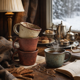 Wabi-sabi Style Handmade Clay Cup