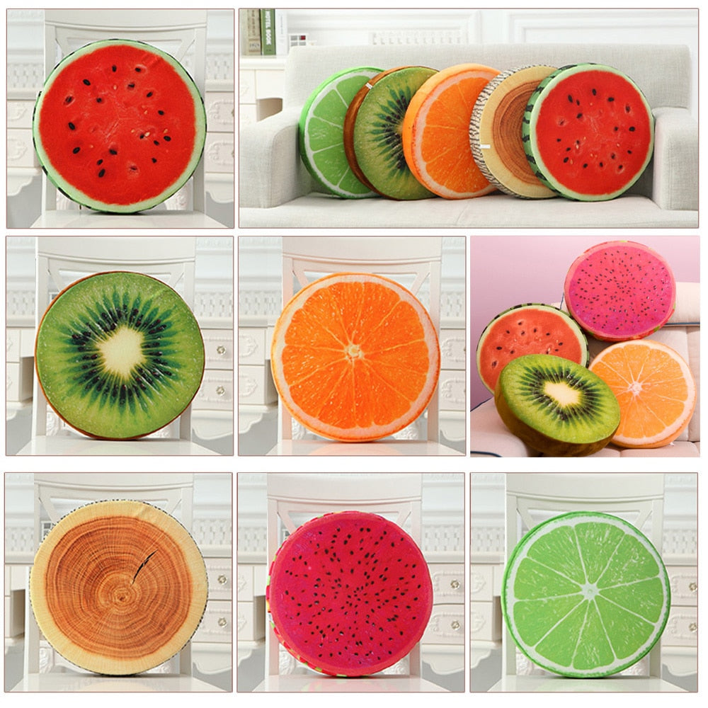 New Cute Creative 3D Summer Fruit PP Cotton Cushion - Julia M LifeStyles