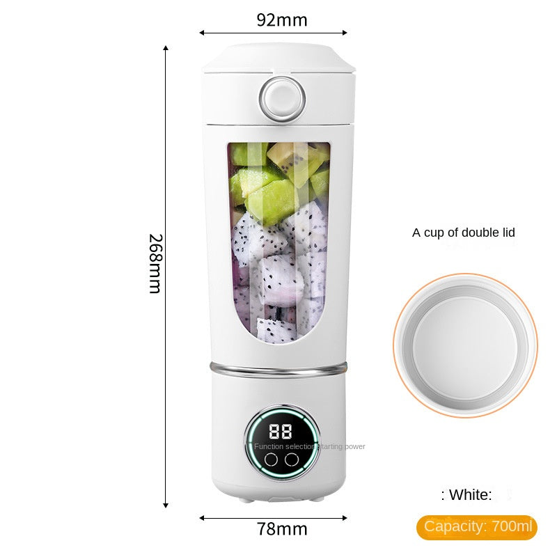 High-end juicer household crushed ice juicer cup USB charging portable juicer outdoor travel cup 12 dollars Julia M Home & Kitchen