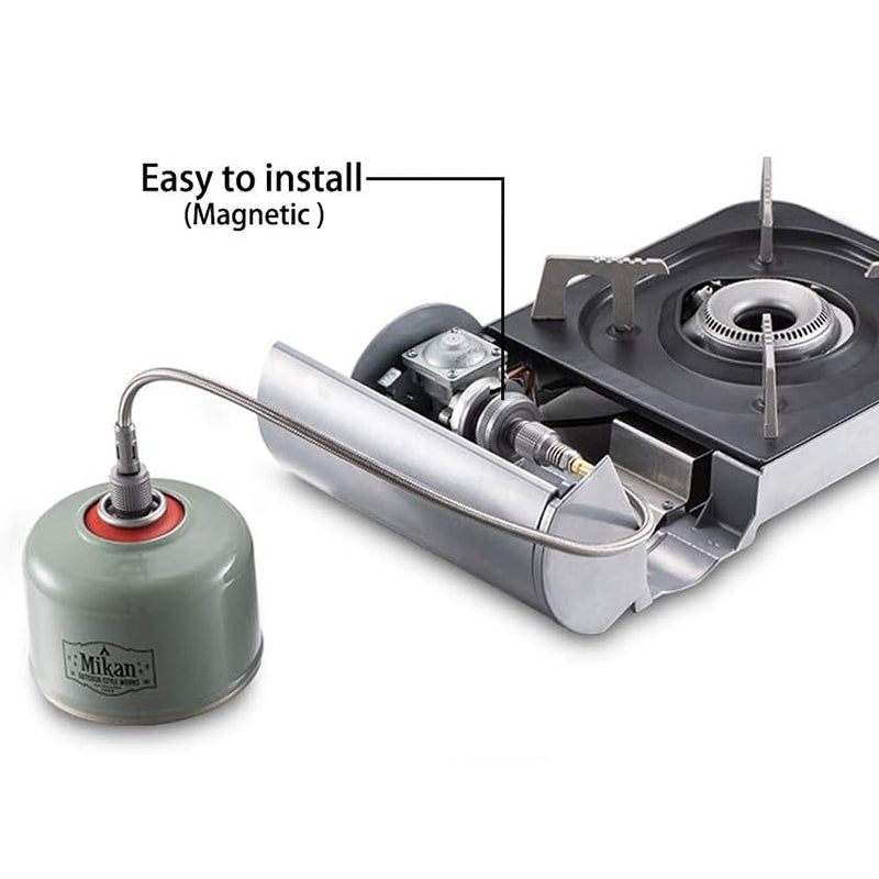 Magnetic Iso Gas to Bhutan Gas Burner Conversion Adapter