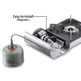Magnetic Iso Gas to Bhutan Gas Burner Conversion Adapter