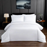 Barcaton Elegant Four-Piece White Hotel Suite Bedding Set - Julia M LifeStyles