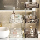 Bathroom Organizer Shelf Home Kitchen Acryl Storage Rack Large Capacity Skincare Cosmetic Liptick Shampoo Desktop Holder - Julia M LifeStyles