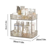 Bathroom Organizer Shelf Home Kitchen Acryl Storage Rack Large Capacity Skincare Cosmetic Liptick Shampoo Desktop Holder - Julia M LifeStyles