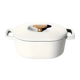 White Icing Enamel Dutch Oven - Julia M LifeStyles