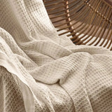 Bedsure 100% Cotton Waffle Weave Lightweight Blanket - Julia M LifeStyles