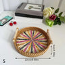 Bohemia Style Handmade Rattan Weaving Tray 🌿 - Julia M LifeStyles