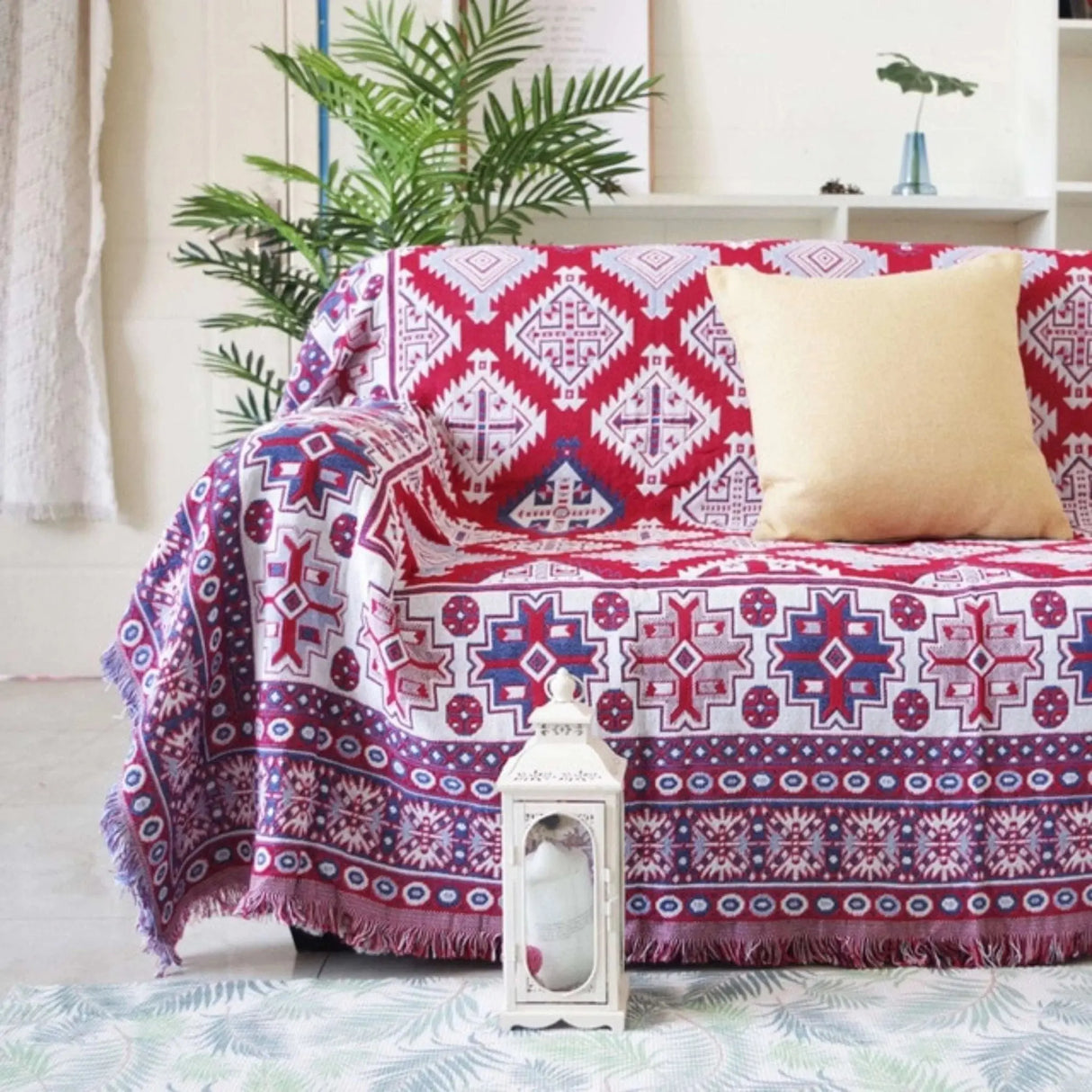Boho Chic Cotton Blanket - Julia M LifeStyles