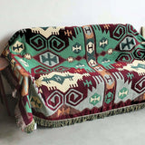 Boho Chic Cotton Blanket - Julia M LifeStyles