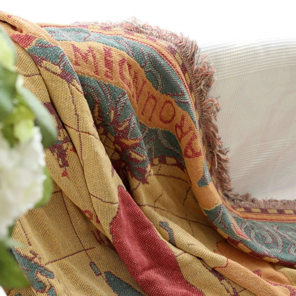 Boho Chic Cotton Blanket - Julia M LifeStyles