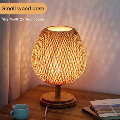 The Kyoto Woven Bamboo Table Lamp