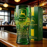 Colored glass bottle beer glass