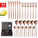 Atelier 24-Piece Stainless Steel Flatware Set