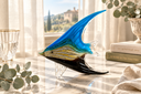 Azure Tide Glass Fish Ornament
