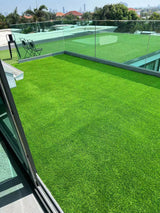 2FTX10FT Outdoor Artificial Grass Runway Blanket, Thick and Realistic Fake Grass Roll Decoration 1.38 "Pile Height