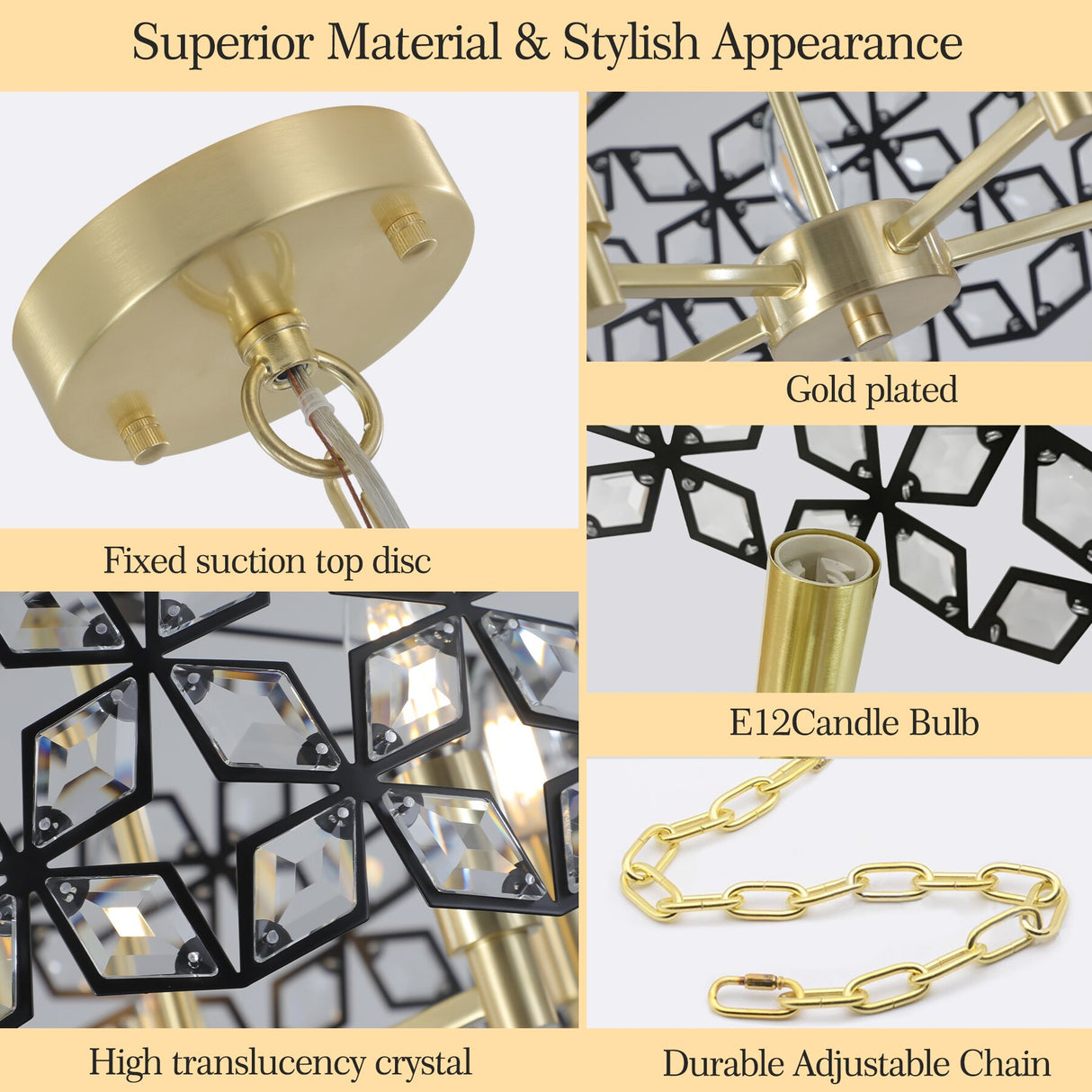 The Aurelia™ Crystal Chandelier – Statement Lighting for Refined Interiors