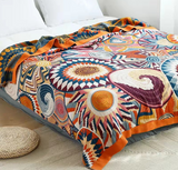 Bohemian Nordic Cotton Flannel Blanket – Ultra Soft, Stylish & Durable