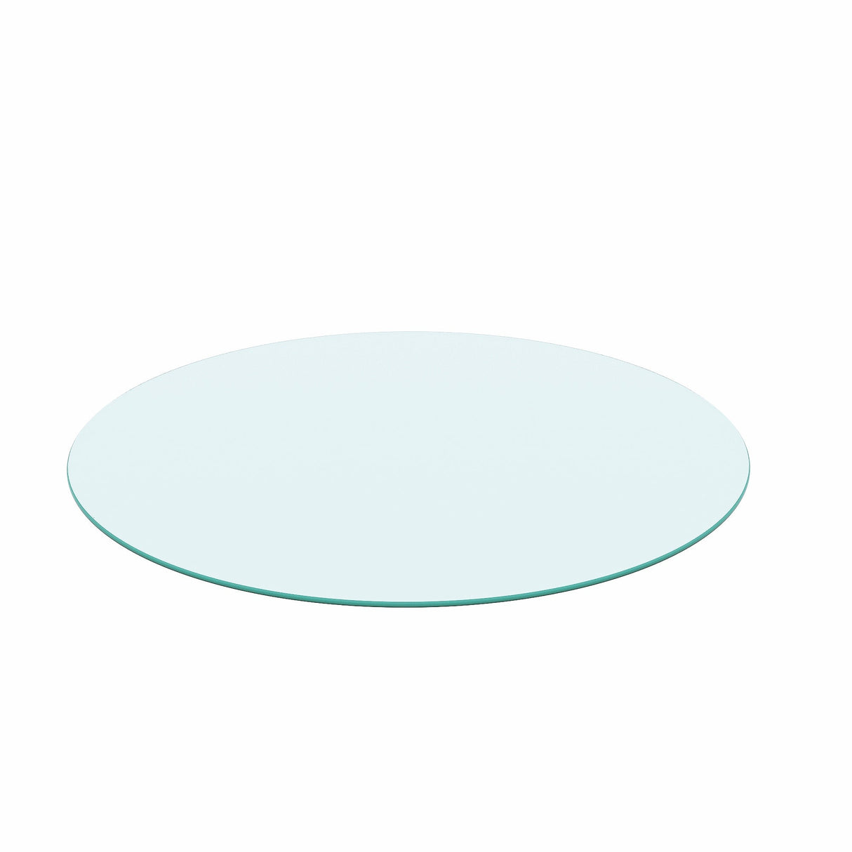 20" Inch Round Tempered Glass Table Top Clear Glass 1/4" Inch Thick Round Polished Edge Julia M Home & Kitchen