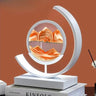 European Style LED Flowing Sand Painting Lamp - Elegant Night Light for Home