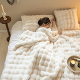 Stillhaven Double-Sided Sofa Throw Blanket