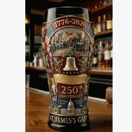 Colored glass bottle beer glass
