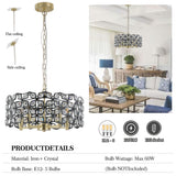 The Aurelia™ Crystal Chandelier – Statement Lighting for Refined Interiors