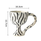 Miro Patterned Porcelain Goblet
