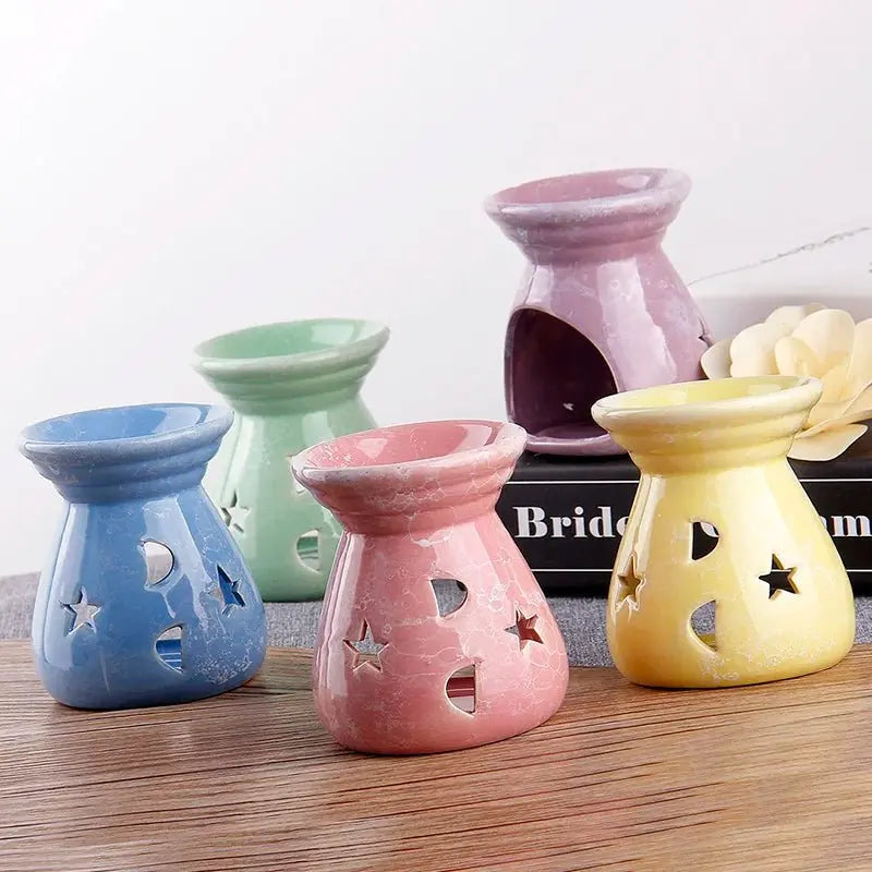Ceramic Aromatherapy Lamp – Romantic Essential Oil Burner - Julia M LifeStyles