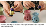 Ceramic Aromatherapy Lamp – Romantic Essential Oil Burner - Julia M LifeStyles