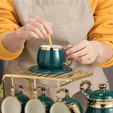 Ceramic Tea Set - Handmade Green Porcelain Teaware - Julia M LifeStyles