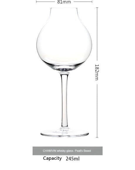Professional Whisky Tasting Glass Handcrafted Crystal Goblet