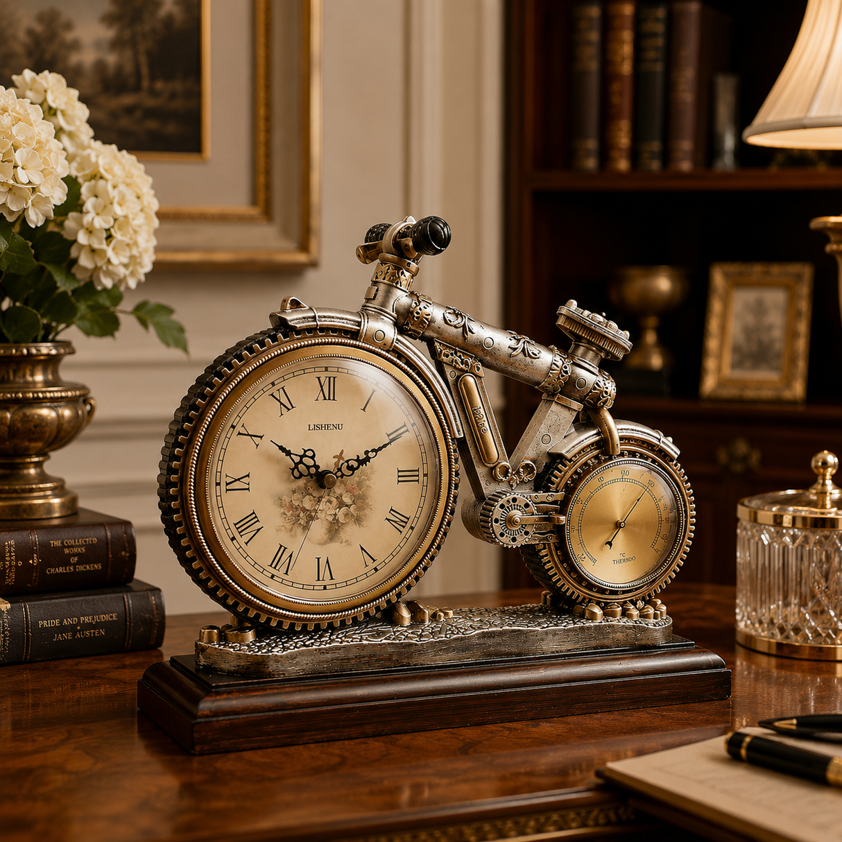The Époque Bicycle Atelier™ Clock A Timeless Accent Inspired by European Elegance