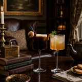 The Lumière Atelier™ Square Crystal Highball Glass ; Architectural Design for Elevated Entertaining